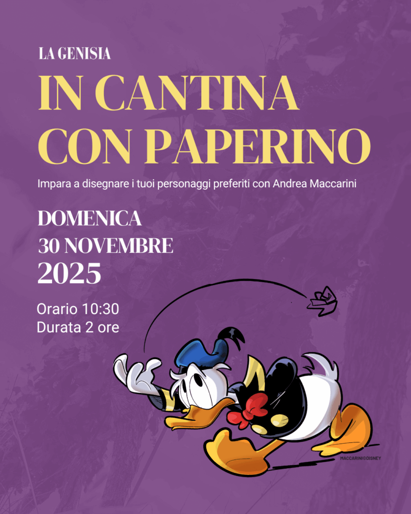 Locandina in Cantina con Paperino