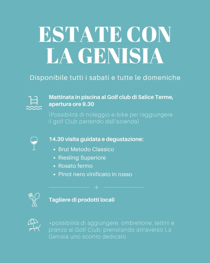 locandina Estate con la genisia