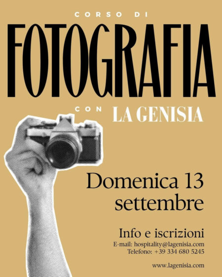 Corso di fotografia con La Genisia